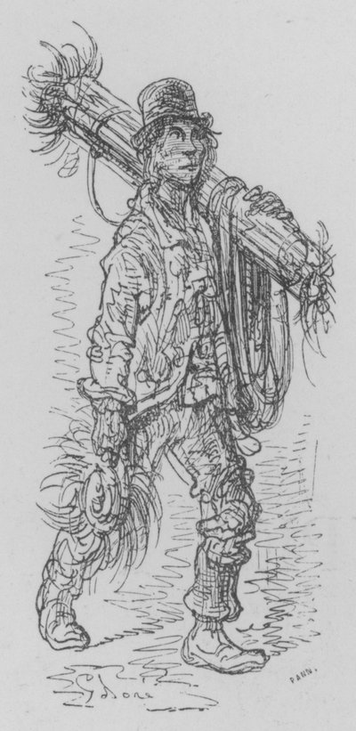 The Chimney Sweep by Gustave after Dore